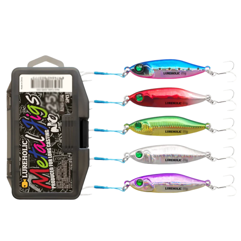 Jigs Lureholic Torpedo X5 + Caja