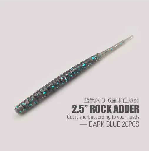 Señuelo Vinilo Lureholic Rock Adder 2,5"