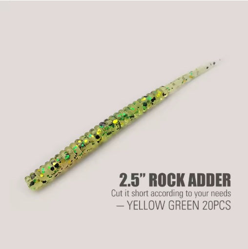 Señuelo Vinilo Lureholic Rock Adder 2,5"