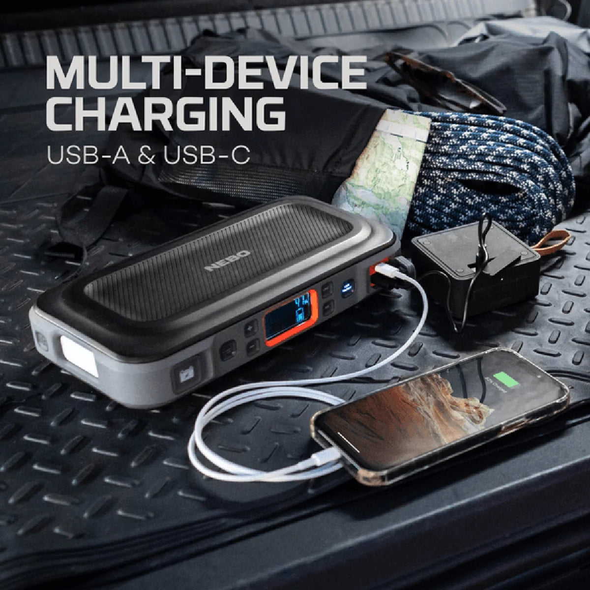 Partidor Nebo Rambler Air Assist con Compresor de Aire