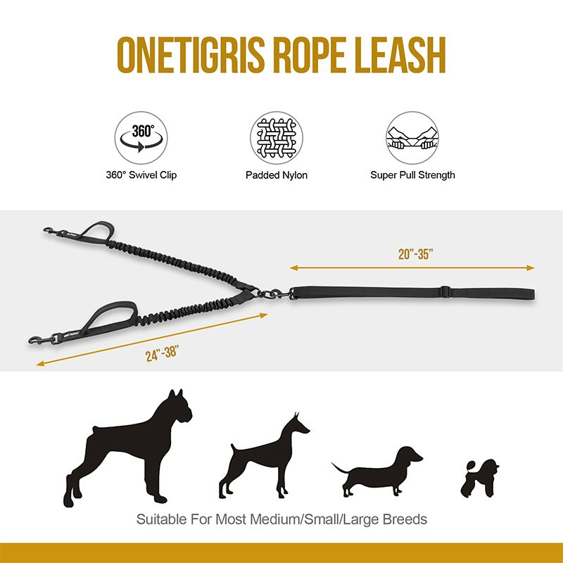 Correa de Perro One Tigris Leash 15 Doble