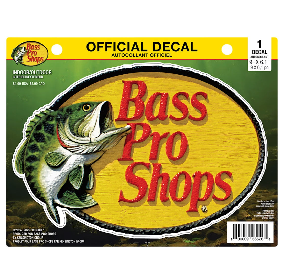 Sticker Oficial Flexible Vinyl Decal 9"x6.1"