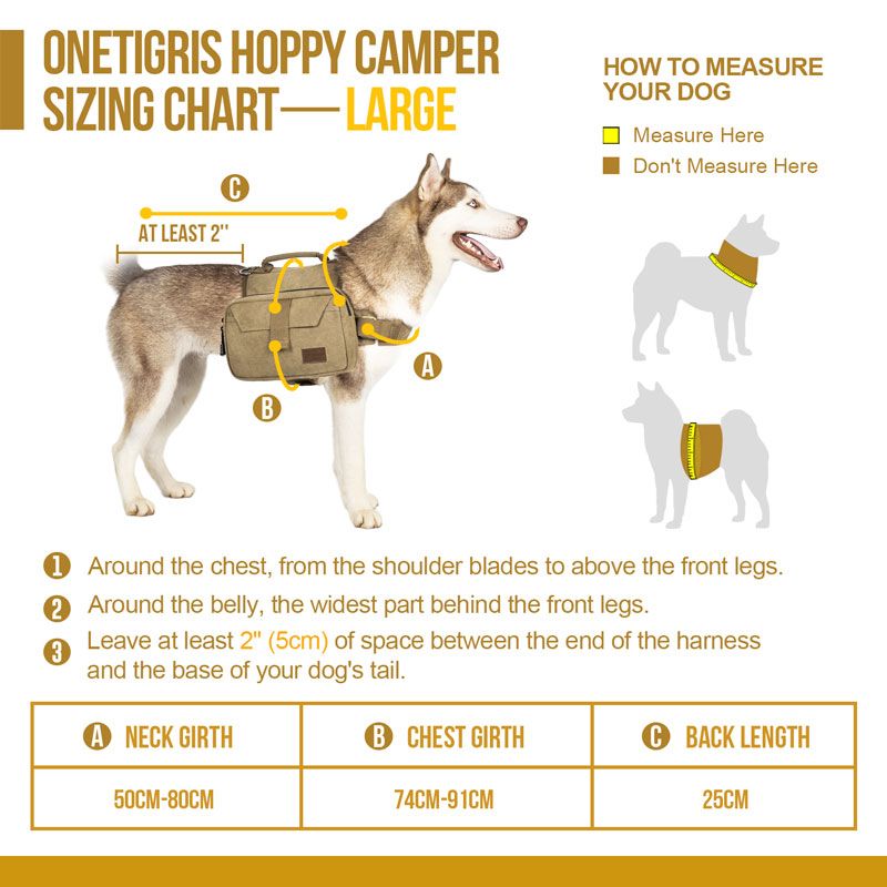 Arnes de Perro One Tigris Hoppy Camper