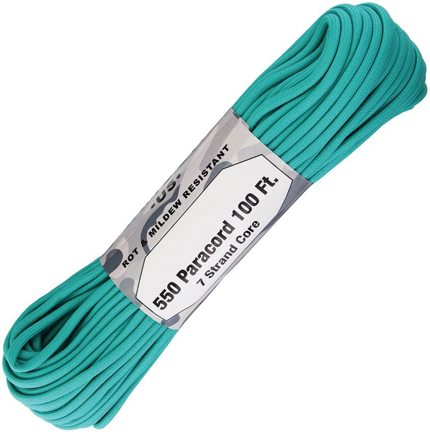 paracord teal green