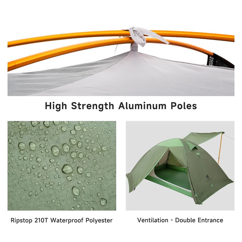 Carpa Geertop Toproad VI 6 Personas Verde