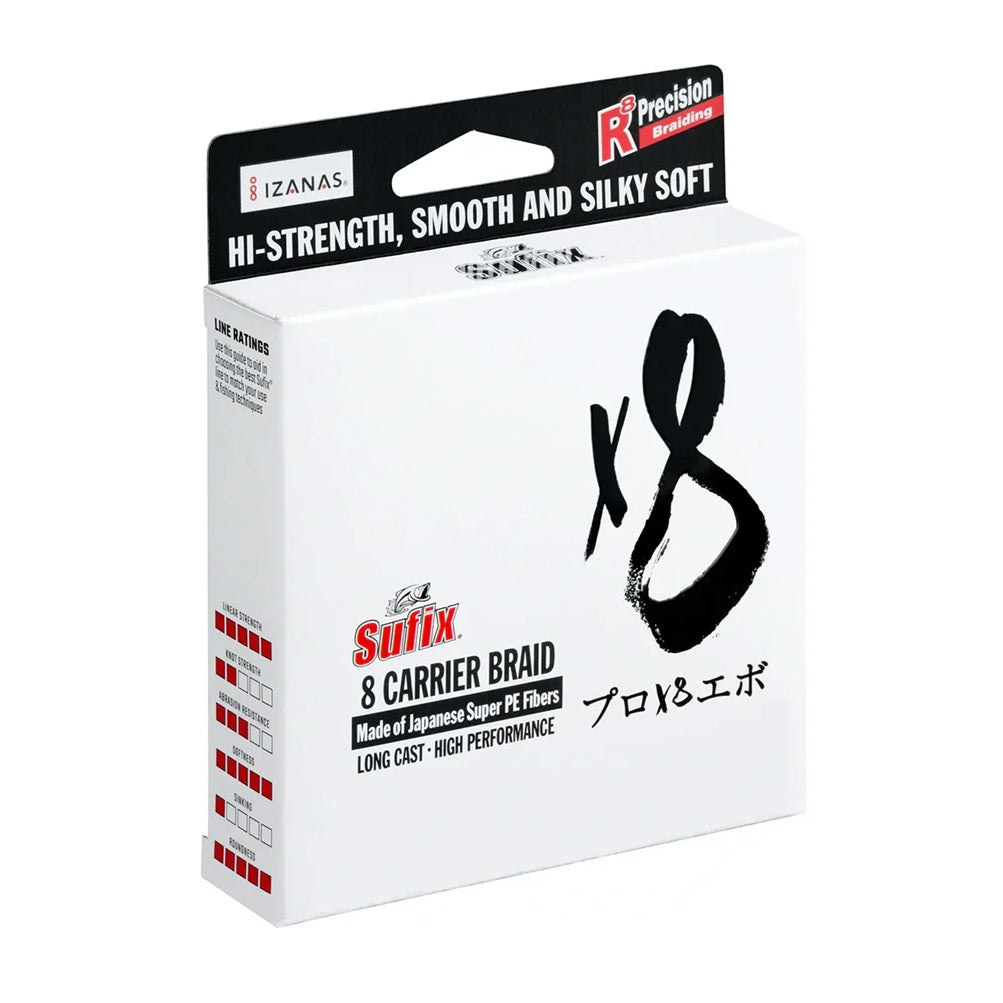 Multifilamento Sufix X8 Carrier Green 300mts