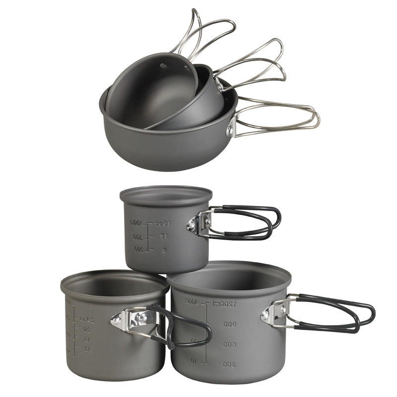 Kit de Ollas y Contenedores NDUR 6 Piece
