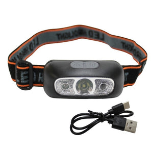 Linterna de Cabeza Black Bear Recargable XPE