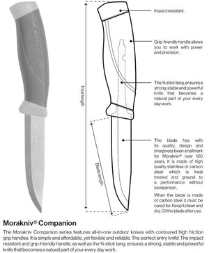 Cuchillo Morakniv Companion Inox Desert