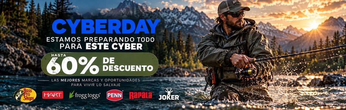 Cyberday Proutdoor: hasta 60% de descuento en Bass Pro Shops, Hart, Frogg Toggs, Penn, Rapala y Joker