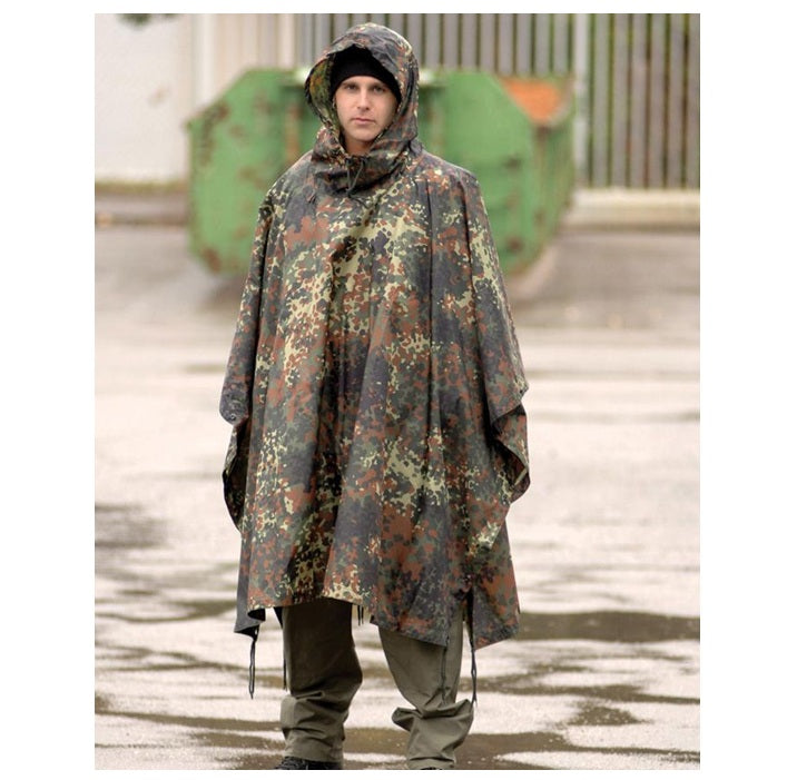 Poncho Mil-Tec Ripstop Flecktarn