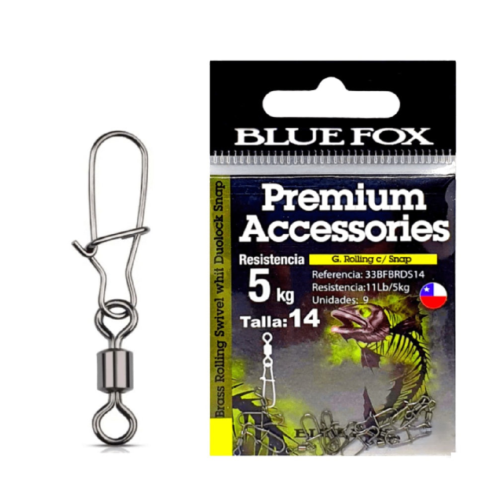 Giratorio Blue Fox con Imperdible