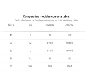 guia tallas