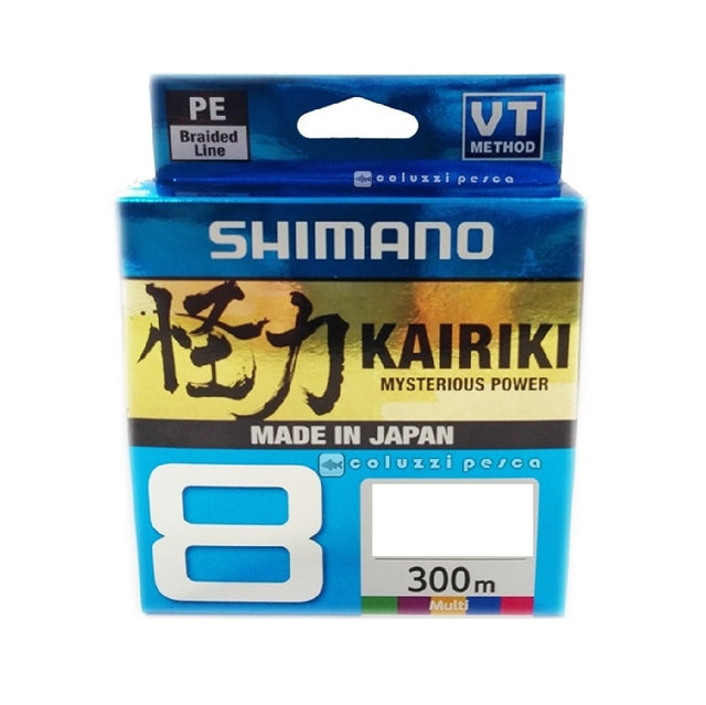 Multifilamento Shimano Kairiki 8 0.19 Green 300mts