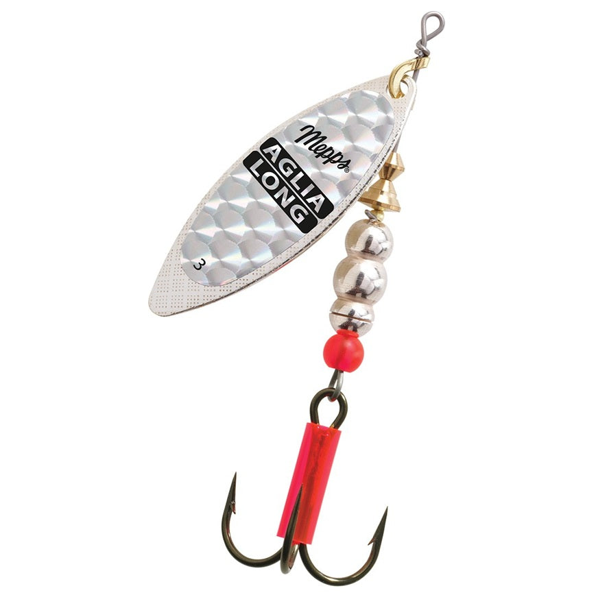 CUILLER MEPPS AGLIA LONG RAINBO ARGENT - PAR 2 CUILLER MEPPS AGLIA LONG RAINBO ARGENT - PAR 2