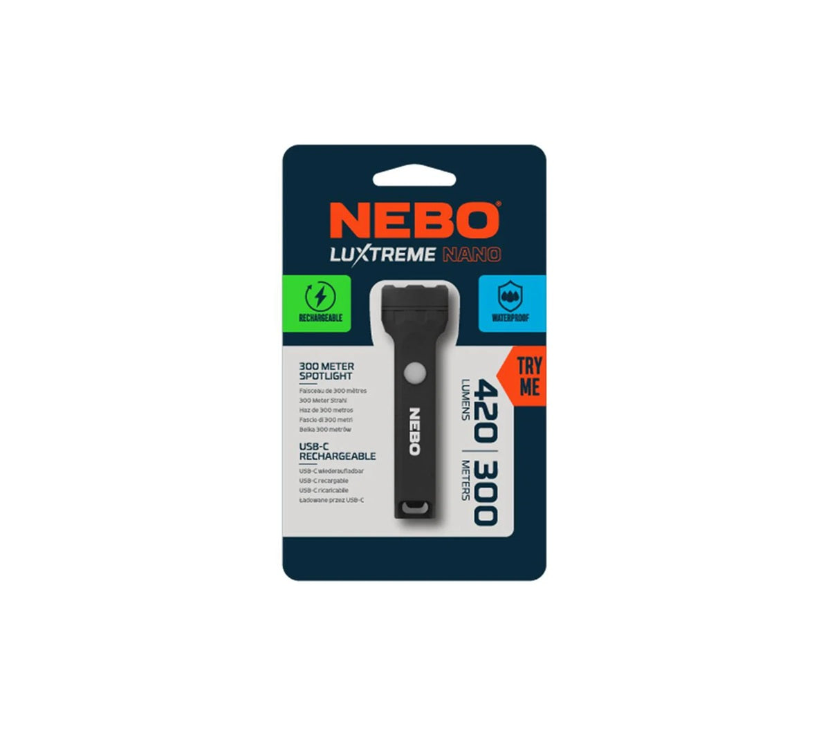 Linterna Nebo Luxtreme Nano 420Lum