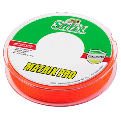 Multifilamento Sufix Matrix Pro Naranjo 100mts