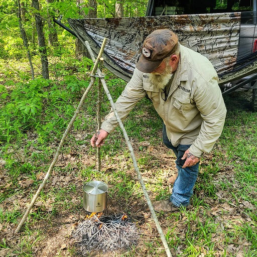 Parrilla Pathfinder Campfire Tripod Kit
