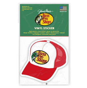 Sticker Oficial Bass Pro Shops Logo Trucker